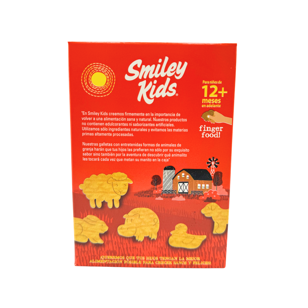 Galletas Granjeritas Smiley Kids Manzana con Canela