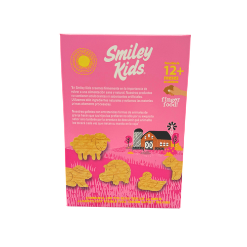 Galletas Granjeritas Smiley Kids Vainilla