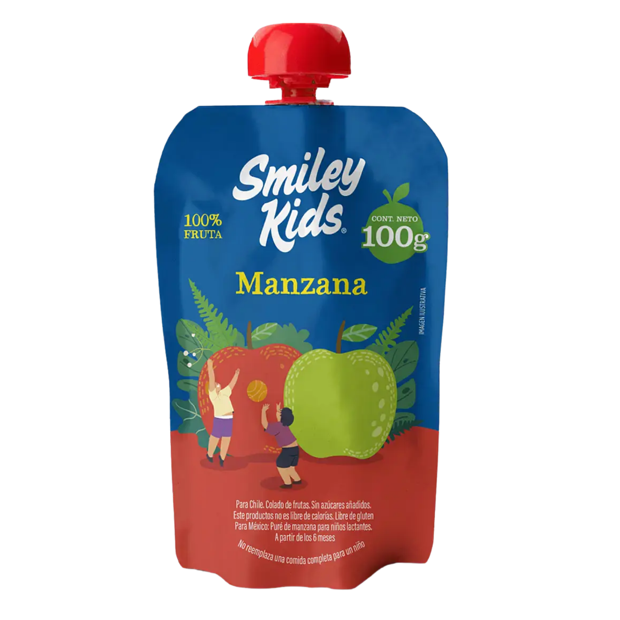 Papilla Smiley Kids Manzana